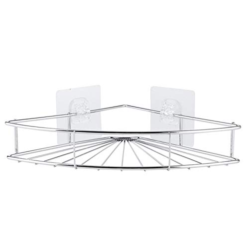 WAWPU Eck-Duschablage, Selbstklebender Badezimmer-Dusch-Organizer, Duschregal for Badezimmer und Küche von WAWPU
