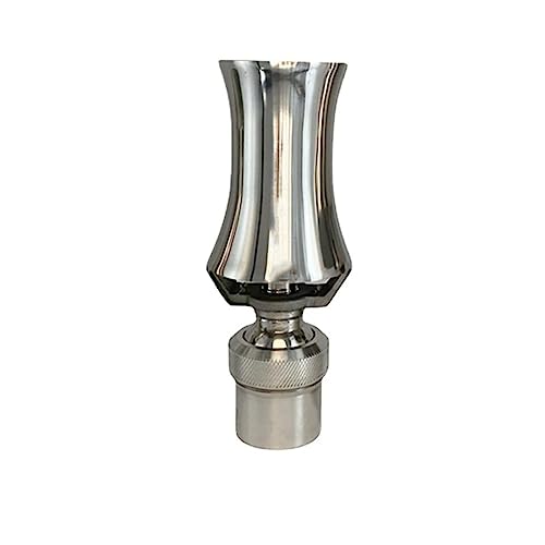 WAWPU Springbrunnen-Düsenköpfe aus Messing und SS304, Einstellbarer Wasserstrahl for Gartenbrunnen, Teiche(Ss304 2adjustable) von WAWPU