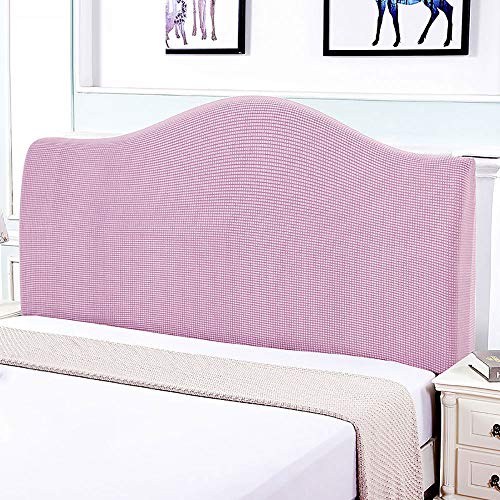 WAWPU Stretch-Bettkopfteil-Schonbezug, All-Inclusive-Staubschutzbezug, Dicker weicher Korallenvlies-Kopfteilbezug for Queen-Twin-Full-King-Size-Betten(Purple,2M) von WAWPU