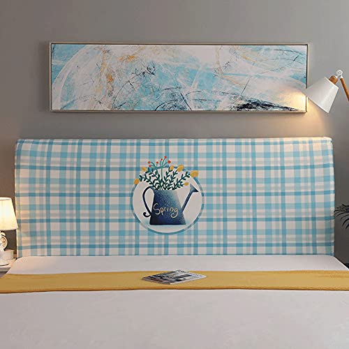 WAWPU Stretch-Kopfteilbezug for Einzel-, Doppel- und Kingsize-Betten, Kopfschutzbezug, All-Inclusive, Dicker Leder-/Stoff-/Massivholz-Kopfteilbezug, staubdicht(I,Length:170) von WAWPU