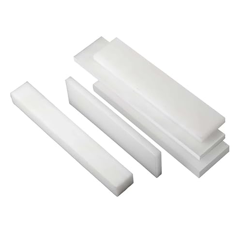 Weißes Nylonblatt, 1 Meter lang × 35 mm breit, Dicke 2–10 mm, rechteckiger Kunststoff for die Bearbeitung, DIY-Modifikation, Modellbau(2mm) von WAWPU