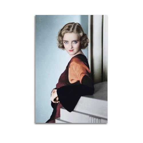WAWYY Bette Davis Glamouröser Posterdruck, Fotokunst, Malerei, Leinwand, Heimdekoration, Schlafzimmer, moderne Dekorationen, 30 x 45 cm von WAWYY