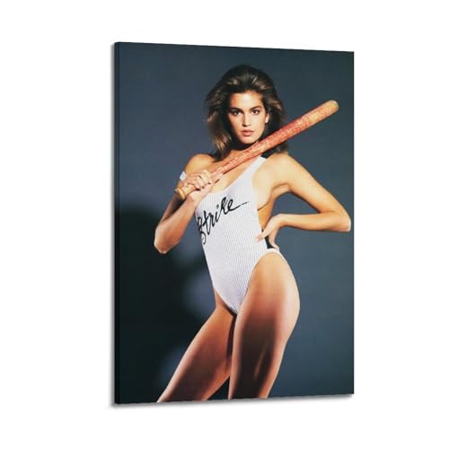 WAWYY Cindy Crawford Promi-Poster, Druck, Fotokunst, Malerei, Leinwand, Heimdekoration, Schlafzimmer, moderne Dekorationen, 20 x 30 cm von WAWYY