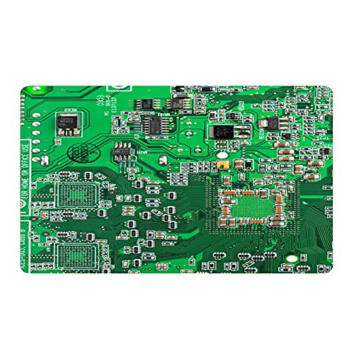 WAXB Fussmatte Computer Geek Platine - Grün Fußmatte Personalisierte Teppich Fußmatte Raumdekoration Bodenmatte Home Decor Anti-Rutsch-Absorbierendes Pad Holiday Housewarminggeschenk von WAXB