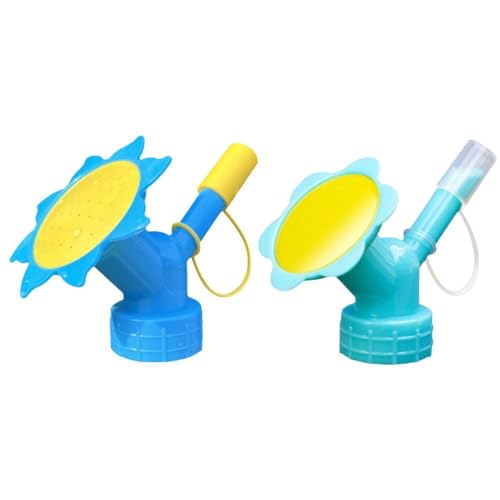 2 x Sprinkler, Doppelkopf-Sprinkler, Gießkanne für den Innenbereich, kleiner Kopf, Kunststoff-Sprinkler, Bot von WAXCMXYH