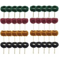 40 Stück 1" (25 mm) Schleifscheibe Polierscheibe für Dremel Drehwerkzeug von WAY