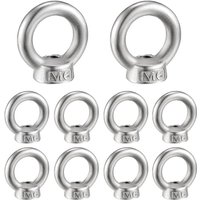 M6 Edelstahl-Ringmutter - Gewinde - Ringmutter - Hebezubehör M6 Edelstahl-Ringmutter - Gewinde - Ringmutter - Hebezubehör von WAY