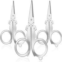 Stück tragbare Klappscheren aus Edelstahl – Mini-Klappscherenschneider für Zuhause und unterwegs von WAY