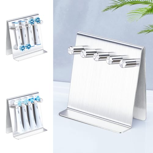 WAYASI Zahnbürstenhalter, Elektrische Zahnbürste Halterung, Zahnbürsten Halter Wand Ohne Bohren, Zahnbürstenkopf Halter, Aufsteckbürsten Halter Stehender oder Wandhalterung (Silber, Groß) WAYASI Zahnbürstenhalter, Elektrische Zahnbürste Halterung, Zahnbürsten Halter Wand Ohne Bohren, Zahnbürstenkopf Halter, Aufsteckbürsten Halter Stehender oder Wandhalterung (Silber, Groß) von WAYASI