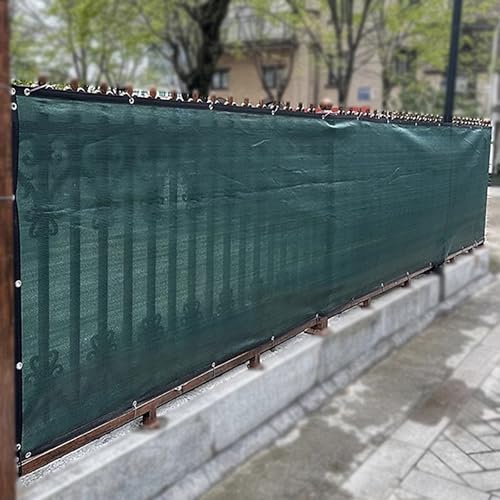 Schattiernetz Dunkelgrün, Schattierungsnetz Mit öSen 70%,Sonnenschutznetz Terrasse, Sonnensegel FüR Garten Blumen GewäChshäUser Oder Kfz-StellpläTze Pergola Garten(1.5x3m/4.9x9.8ft) von WAZCSD