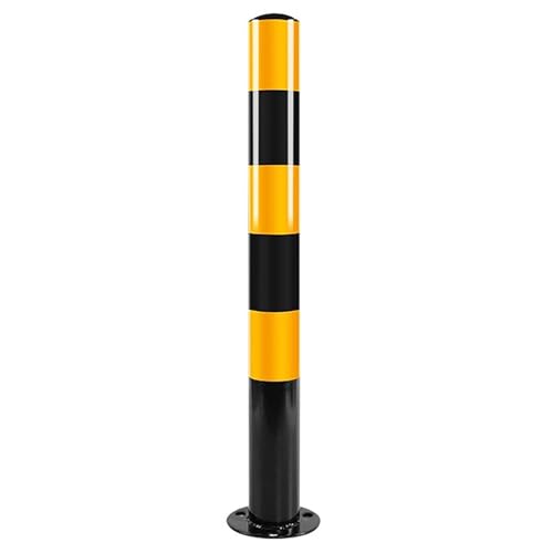 Sicherheitspoller Stahl 75 cm, parksperre, Barrikaden, Einfahrtssperre, Sicherheitspoller, Parksäule Mit Reflektierenden Streifen(1PCS) von WAZCSD