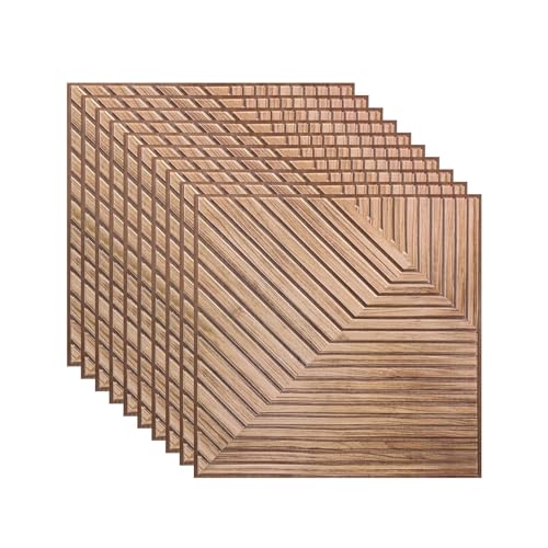 3D-Wandpaneele, 30 x 30 cm, selbstklebende Ziegeleffekt-Wandpaneele, wasserdichte Schaumstoff-Wandpaneele, DIY-Wandaufkleber, braun, kariert, PE-Schaumstoffplatte, 10 Stück 3D-Wandpaneele, 30 x 30 cm, selbstklebende Ziegeleffekt-Wandpaneele, wasserdichte Schaumstoff-Wandpaneele, DIY-Wandaufkleber, braun, kariert, PE-Schaumstoffplatte, 10 Stück von WAZUBC