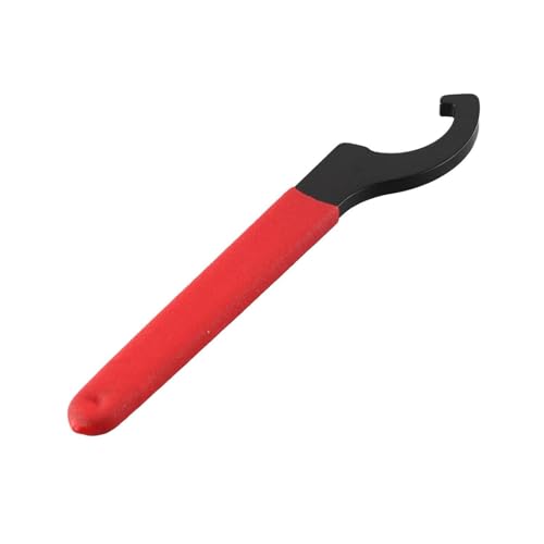 C-Hakenschlüssel, Hartstahl, Hakenschlüssel, C-Schraubenschlüssel mit Gummigriff für Rundmutter (68–72 mm) von WAZUBC