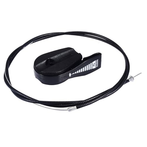 WAZUBC Drosselklappensteuerschalter für Rasenmäher mit 100cm Rasenmäher Gaszug Universal Steuergriff Kit für Rasenmäher Elektrischer Benzin-Rasenmäher WAZUBC Drosselklappensteuerschalter für Rasenmäher mit 100cm Rasenmäher Gaszug Universal Steuergriff Kit für Rasenmäher Elektrischer Benzin-Rasenmäher von WAZUBC
