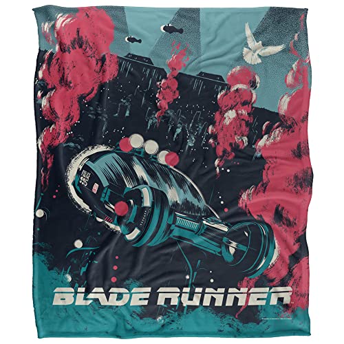 Blade Runner Skinner Silky Touch superweiche Überwurfdecke, 152 x 127 cm von WB 100