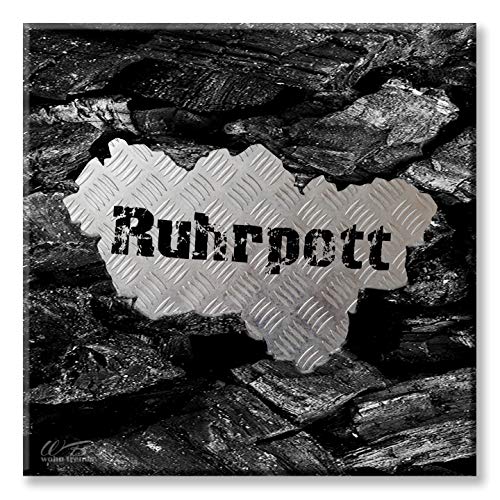 WB wohn trends Deko-Fliese, Ruhrpott Silhouette Kohle Blech, Foto-Fliese Wand-Bild Deko-Schild 15x15cm WB wohn trends Deko-Fliese, Ruhrpott Silhouette Kohle Blech, Foto-Fliese Wand-Bild Deko-Schild 15x15cm von WB wohn trends