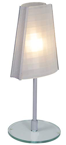 WB wohn trends Näve Tisch-Lampe aus Glas Nachttisch-Leuchte Glastisch-Lampe 38cm hoch E14 40W 301501 von WB wohn trends