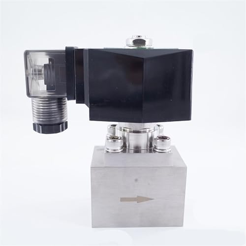 200bar Öffnung 10mm 2 Weg Wasser Hochdruck Magnetventil 3/8 1/2 "220V NC GSPG-10 Edelstahl 304 große Flow Ventil(45659,AC24V) von WBBAYDRFR