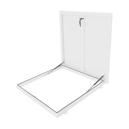 Dachausstieg Ausstieg Diebstahlschutztür Aus Stahl Rutschfest und Wasserdicht Notzugangsdeckel Dächer von Wohngebäuden(85x85cm/2.79x2.79ft) von WBBML