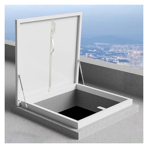 Dachwartungsluke Flachdach Einstiegsluke Tür Hagelfest Dachsicherheitstür Industriegebiete, Wohngebäude(85x85cm/2.79x2.79ft) von WBBML