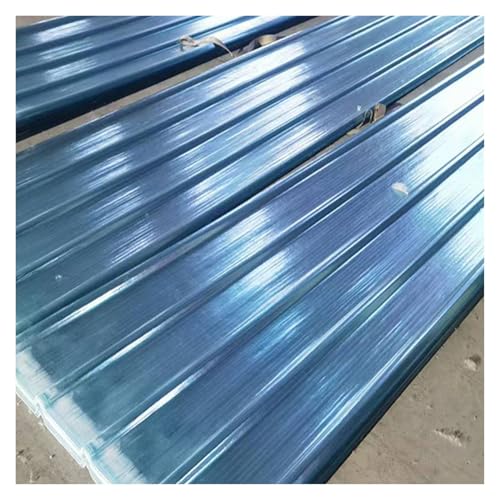 GewäChshaus Platten Polycarbonat Platte Transparent Wellblech Kunststoff Dach der Wartehalle am Busbahnhof(0.9x1m/2.95x3.28ft) von WBBML