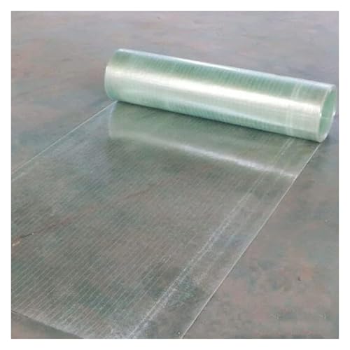 Kunststoff Dachplatten Ersatz Schuppenplatte Transparent Glasfaser Vollplatte Lagerhallen, Fabrikhallen(1.2x15m/3.94x49.21ft) von WBBML