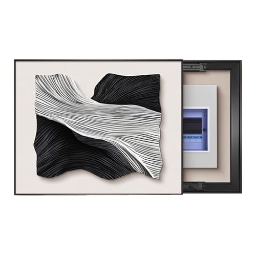 Moderne Dekorative Strom Verteiler Kastenabdeckung Einfach Verteilerkasten Dekorative Malerei Zählerkasten Abdeckung Verschiedene Größen(C,45x35cm) von WBBML