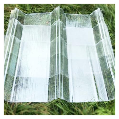 Polycarbonat Dachplatten Transparent GewäChshaus Platten Tageslichtabdeckplatte Balkonüberdachung(B,0.9x1.1m/2.95x3.61ft) von WBBML