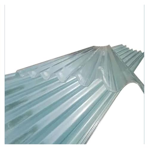 Polycarbonat Platte Gute Schalldämmung Tageslichtplatten Wellbahn Dachbleche Dach Eines Landschaftspavillons im Park(A,0.9x1.4m/2.95x4.59ft) von WBBML