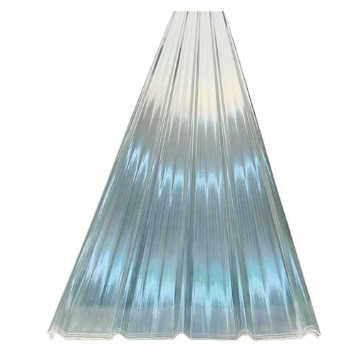 Tageslichtplatten Sanfte Beleuchtung GewäChshausüBerdachung Aus Polycarbonat Well Oberlichtziegel Atrium Oberlicht in Einkaufszentrum(B,0.9x1.6m/2.95x5.25ft) von WBBML