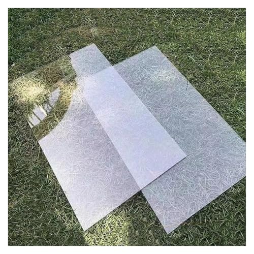 WBBML Sonnenschutzplatten Hohe Schlagfestigkeit Ersatzplatten GewäChshausplatte Polycarbonat Dachplatten Werbetafel, Leuchtkasten(0.6x8m/1.97x26.25ft) von WBBML