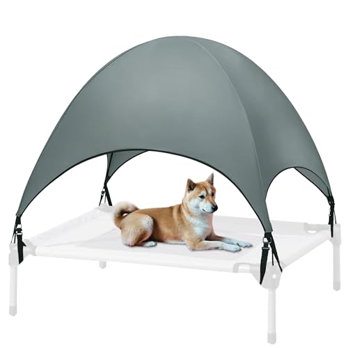 WBCBEC Erhöhtes Outdoor-Hundebett-Baldachin, Ersatzzelt für Haustier-Camping, Haustierbett, erhöhter Hundebettbezug, erhöhter Kinderbett-Schatten für Ersatzbezüge, 106,7 x 76,2 x 76,2 x 76,2 cm WBCBEC Erhöhtes Outdoor-Hundebett-Baldachin, Ersatzzelt für Haustier-Camping, Haustierbett, erhöhter Hundebettbezug, erhöhter Kinderbett-Schatten für Ersatzbezüge, 106,7 x 76,2 x 76,2 x 76,2 cm von WBCBEC