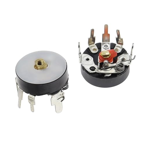 10K RV12MM Gerader Winkel Radio Potentiometer RV12 B503 B103 B10K B50K Leistungsverstärker Lautstärke Potentiometer Mit Schalter 10Pcs(Cover) von WBCDXCBB