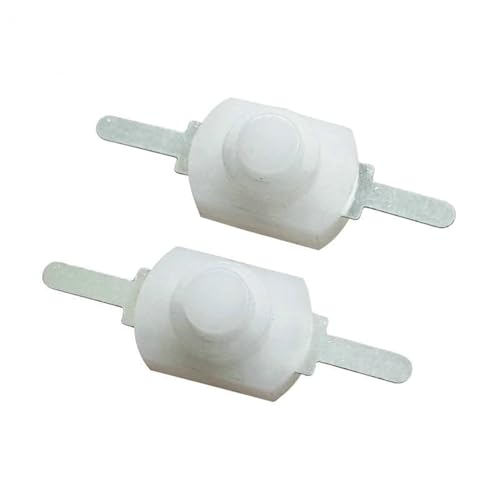 12 * 8 MM DC 30 V 1A Ein Aus-druckschalter for Taschenlampe 1208YD Selbsthemmend 10 Stücke(White,50 Pcs) von WBCDXCBB