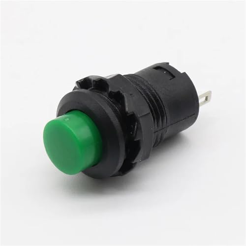 12MM Selbstrückstellender Druckknopfschalter 10St(Green) von WBCDXCBB