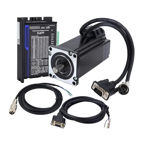 24 4Nm Closed Loop Schrittmotor-Kits 2 Phase 24 Servomotor 5A + Servotreiber & 2 Verlängerungskabel 1 Stück von WBCDXCBB