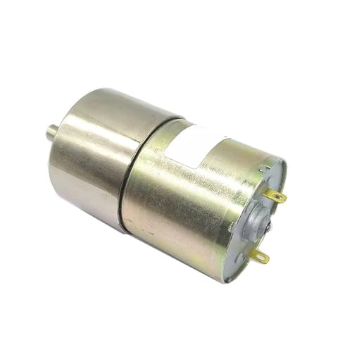 37GB520 DC 12 Volt Motor 24V Getriebemotor DC Untersetzungsgetriebemotor Hohes Drehmoment Umkehrbare Drehzahlregelung 1St(Package R,12v 600rpm) von WBCDXCBB