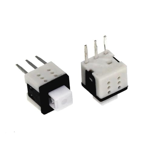 5,8 * 5,8mm Selbstsichernde Push Tactile Power Switch Kit 2 3 6 Pin Taste Schalter 5,8x5,8 10Pcs(Brown) von WBCDXCBB