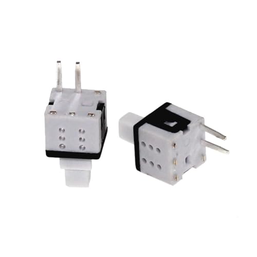 5,8 * 5,8mm Selbstsichernde Push Tactile Power Switch Kit 2 3 6 Pin Taste Schalter 5,8x5,8 10Pcs(Gold) von WBCDXCBB