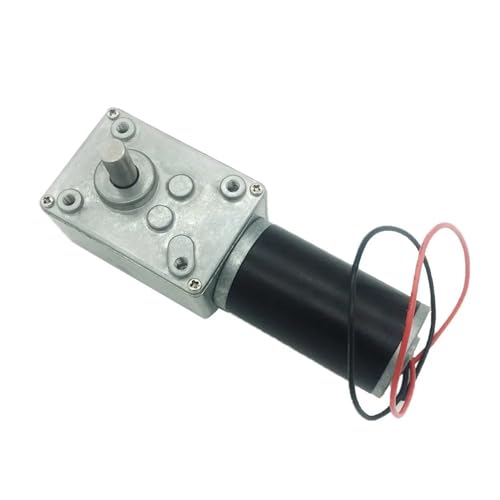 DC 24 V Schneckengetriebemotor 1,6–70 kg.cm Hohes Drehmoment D-Welle 12 V 7–470 U/min Motor rotierend A58SW31ZY 1 Stück(40RPM_24V) von WBCDXCBB
