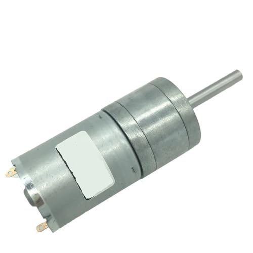 DC-Motor 12V Getriebemotor Verlängerungswelle 25MM Getriebemotor 6V 25GA370 1Pcs(16RPM_6V) von WBCDXCBB