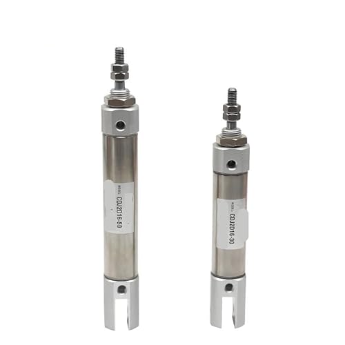 Doppelgabelkopf mit Bolzen Mini-Pneumatikzylinder, doppeltwirkend, Einzelstange CJ2D10, Bohrung 10 mm, 5–200 mm Hub, 1 Stück(Stroke 35mm) von WBCDXCBB