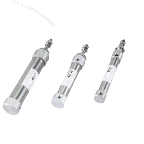 Doppeltwirkender pneumatischer Luftzylinder, Mini-Kleinzylinder, Einzelstange, CDJ2B12, 10–200 mm Hub, 1 Stück(Stroke 60mm) von WBCDXCBB