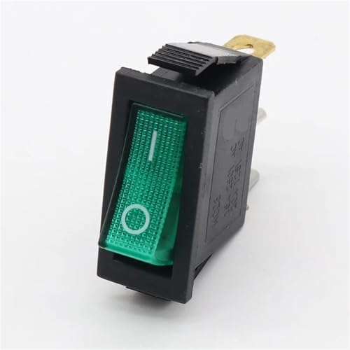 LED-Licht SPST 3PIN EIN/AUS G124 Boot Wippschalter 15A/250V 20A/125V Auto 6Pcs(Green) von WBCDXCBB