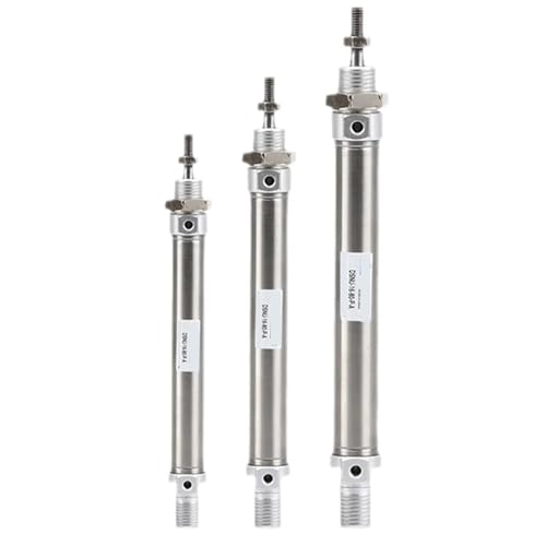 Pneumatikzylinder rund Mini Edelstahl Luft Pneumatikzylinder DSN-10 1 Stücke(-100-P 100mm stroke) von WBCDXCBB
