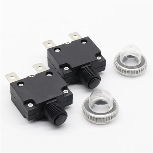 Thermoschalter Überlastschutz Druckknopf Schutzschalter Abdeckung 1 Stücke(18A) von WBCDXCBB