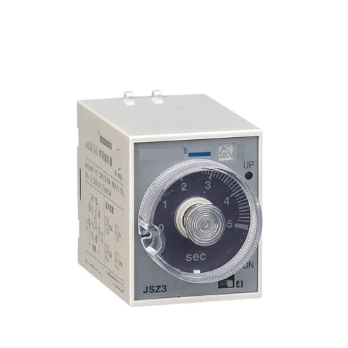 Zeitrelais for Einschalten der Stromversorgung JSZ3A-F AE 1S 5S 10S 30S 60S 1M JSZ3A ST3P AC380V AC220V AC110V AC24V DC24V DC12V 1 Stücke(JSZ3A-F,WITH BASE_AC 24V) von WBCDXCBB
