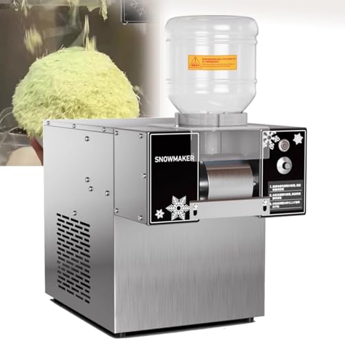 Kommerzielle Schneeflocken-Eismaschine Schneeeisbereiter,60/120/180kg/24 h Schneeflocken Eismaschine,elektrischer Schneekegel-Maker,Eisrasierer Schneekegel Maker(120KG) von WBDBINGL