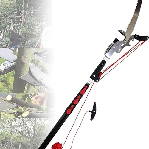 Tree Pruner Extendable,Branch Cutter Loppers,SK5 Sharp Blade Cutting,Tree Branch Garden Tools Loppers Hand Pole Saws Extendable,Height Adustable System for Sawing and Shearing(3.6M (12FT)) von WBDBINGL