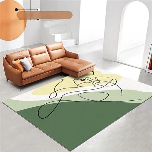Teppich Billig Teppich Esszimmer 200X300Cm Weiche Große Kinder Lernen Teppiche Minimalistische Moderne Teppiche Grün von WBDYMX